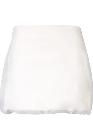 BLANCA Femme, Jupes, Blanc, Taille: 38 FR Jupe en Soie Blanche Style Élégant Chic