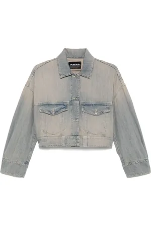 Dondup Femme, Vestes, Bleu, Taille: 38 FR Veste bleue pour femmes
