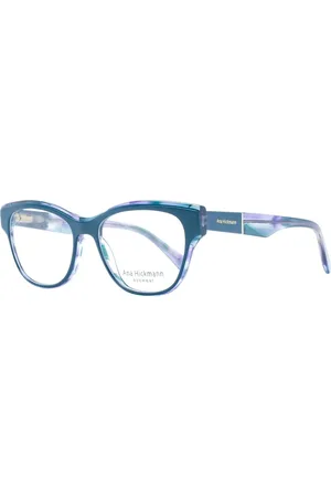 ANA HICKMANN Femme, Accessoires, Bleu, Taille: ONE Size Montures Optiques Bleues Femme Style Papillon