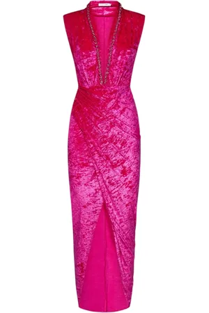 AMEN Femme, Robes, Rose, Taille: 40 FR Robe longue avec design élégant