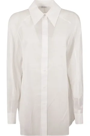 Alberta Ferretti Femme, Blouses et Chemises, Blanc, Taille: 38 FR Chemise Blanche Camicia