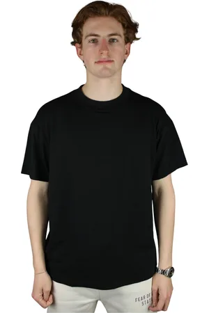 FEAR OF GOD Homme, Tops, Noir, Taille: M Pack Essentials Tee Noir