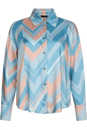 Liu Jo Femme, Blouses et Chemises, Multicolore, Taille: 44 FR Accessoire Mode 100%Pl Élégant