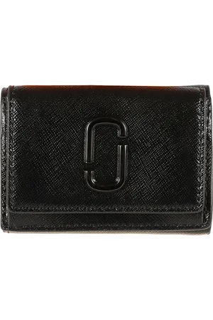 Marc Jacobs Femme, Accessoires, Noir, Taille: ONE Size Mini Portefeuille à Trois Volets