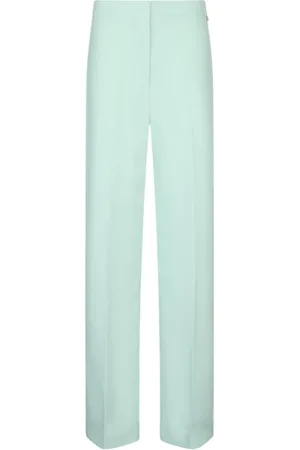 Liu Jo Femme, Pantalons, Vert, Taille: 44 FR Accessoire Mode 100%Pl Élégant