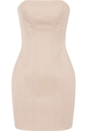 Elisabetta Franchi Femme, Robes, Gris, Taille: 42 FR Haut Élégant en Coton Pur