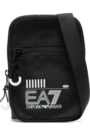 EA7 Unisex, Sacs, Noir, Taille: ONE Size Sac à bandoulière décontracté noir