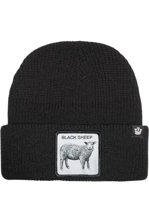 Goorin Bros. Femme, Accessoires, Noir, Taille: ONE Size Animal Farm Beanie Hat avec Patch Frontal