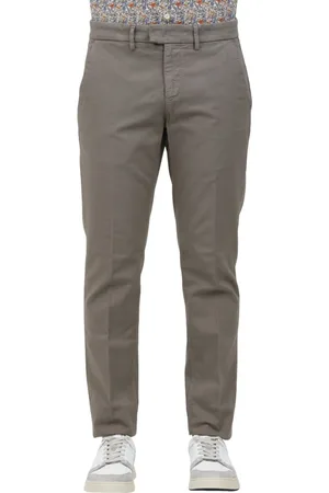 Dondup Homme, Pantalons, Brun, Taille: W34 Pantalon régulier en coton blindé Pablo