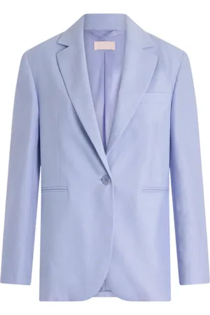 Liu Jo Femme, Vestes, Violet, Taille: 36 FR Mélange Coton Lin Mode Élégant Haut
