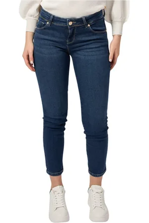 Gaudi Femme, Jeans, Bleu, Taille: W30 Jean Skinny Bleu avec Logo