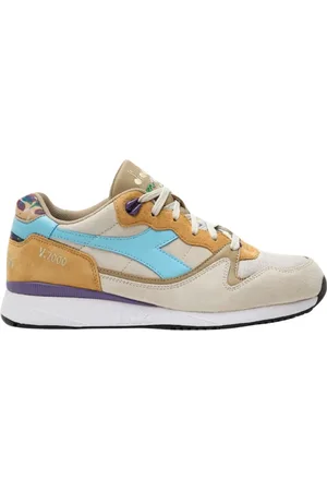 Diadora Femme, Chaussures, Multicolore, Taille: 40 EU Baskets de Course Rétro Camo Gris