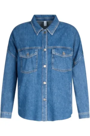 Liu Jo Femme, Vestes, Bleu, Taille: 36 FR Veste en Denim Élégante pour Femmes