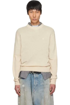 Acne Studios Homme, Pulls, , Taille: XL Pull Melange Avoine