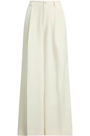 Ralph Lauren Femme, Pantalons, Blanc, Taille: 38 FR Pantalon