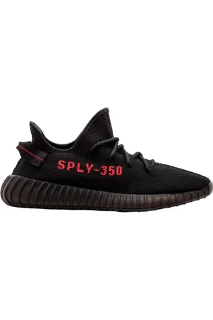 Yeezy Femme, Chaussures, Noir, Taille: 39 1/3 EU Baskets Noires Rouges Style Unique