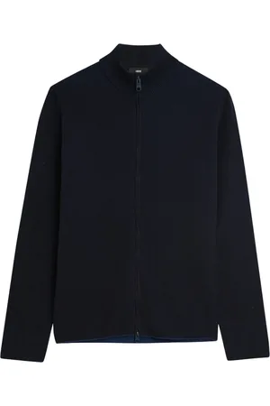 Cinque Homme, Pulls, Bleu, Taille: 2XL Cardigan Côtelé pour la Mi-Saison
