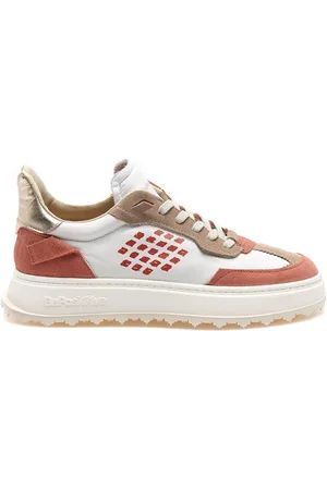 BE POSITIVE Femme, Chaussures, Multicolore, Taille: 40 EU Baskets en Cuir Blanc Cuprace Wing