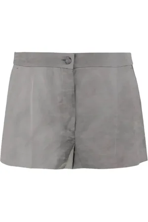 Pinko Femme, Shorts, Gris, Taille: 34 FR Shorts Bermuda Chic pour Femmes Scintille