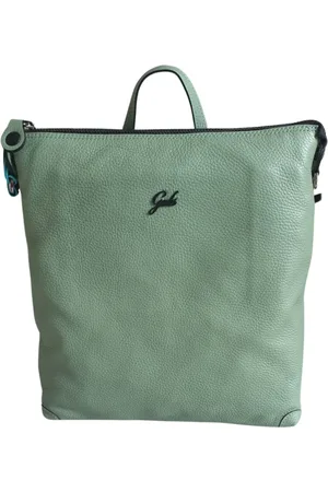 Gabs Femme, Sacs, Vert, Taille: ONE Size Sac à dos en cuir noir avec des accents turquoise
