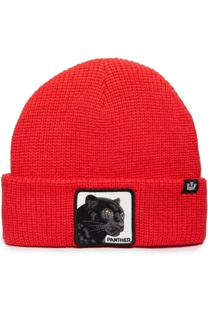 Goorin Bros. Femme, Accessoires, Rouge, Taille: ONE Size Animal Farm Beanie Hat Logo Rouge