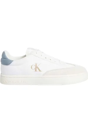 Calvin Klein Homme, Chaussures, Blanc, Taille: 42 EU Baskets Décontractées pour un Usage Quotidien