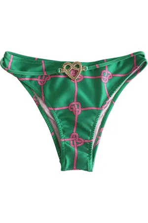 Chiara Ferragni Femme, Maillots de bain, Vert, Taille: 42 FR Bas de Bikini Vert pour Femme