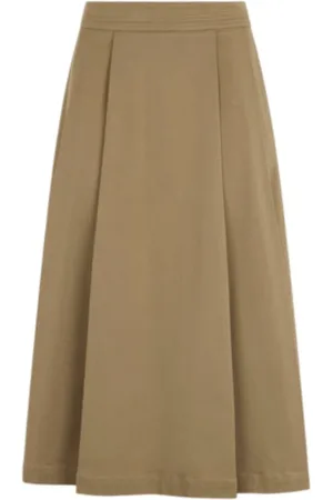 Liu Jo Femme, Jupes, Vert, Taille: 36 FR Jupe Plissée Vert Marais