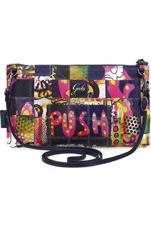 Gabs Femme, Sacs, Multicolore, Taille: ONE Size Pochette en cuir multicolore avec bandoulière réglable