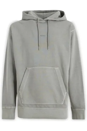 HUGO BOSS Homme, Sweatshirts et sweats à capuche, Gris, Taille: S Sweat à Capuche Gris Confort Stylé