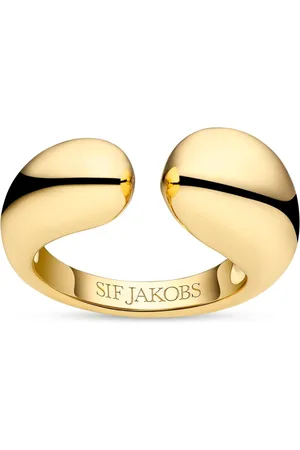 Sif Jakobs Femme, Accessoires, Jaune, Taille: 52 MM Bague Goutte Simple