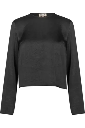 Baum und Pferdgarten Femme, Blouses et Chemises, Noir, Taille: 44 FR Chemisier Miza Noir pour Femmes