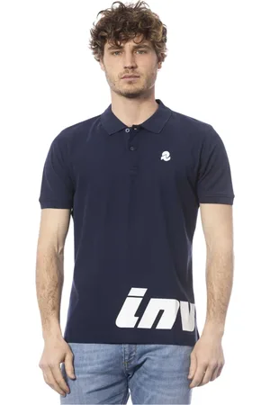 Invicta Homme, Tops, Bleu, Taille: M Polo à Manches Courtes avec Logo