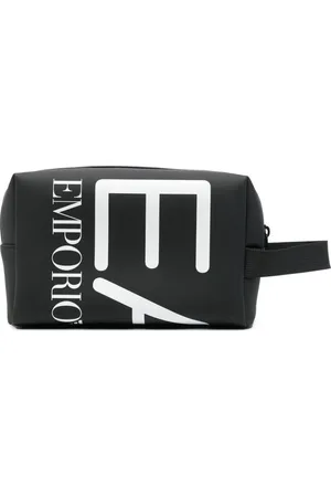 EA7 Femme, Sacs, Noir, Taille: ONE Size Trousse de Toilette Noire pour Adultes