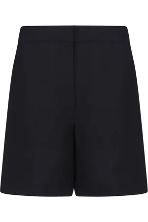 Calvin Klein Femme, Shorts, Noir, Taille: 36 FR Shorts en Lin Noir à Jambes Larges
