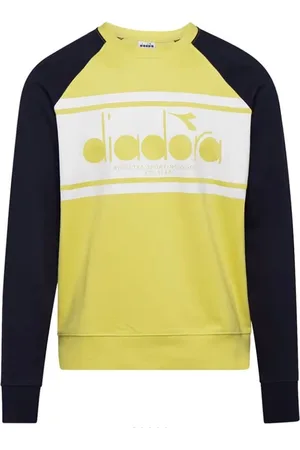 Diadora Femme, Sweatshirts et sweats à capuche, Multicolore, Taille: 38 FR Sweat Crew en Coton Bleu Streetwear Urbain