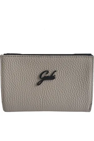 Gabs Femme, Accessoires, , Taille: ONE Size Portefeuille en cuir gris Compact et élégant