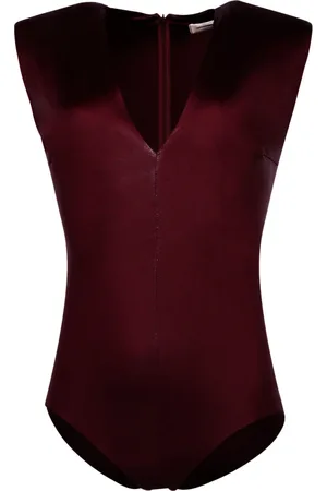 BLANCA Femme, Tops, Rouge, Taille: 42 FR Pull sans manches en latex Bordeaux Aw24