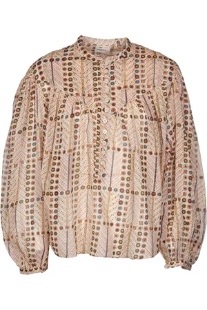 Isabel Marant Femme, Blouses et Chemises, Multicolore, Taille: 40 FR Chemises Beige pour Femmes