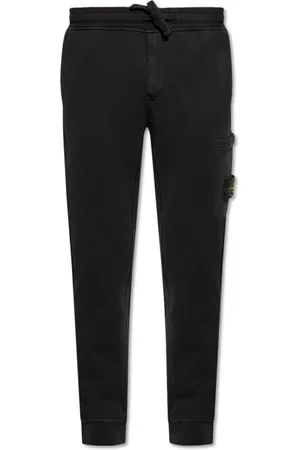 Stone Island Homme, Pantalons, Noir, Taille: L Pantalon de survêtement