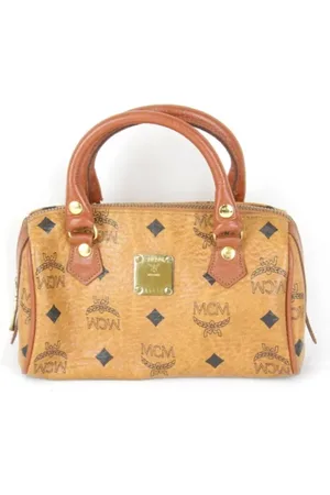 MCM Femme, Pre-owned, Brun, Taille: ONE Size Pre-owned Cuir sacs-main