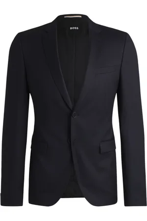 HUGO BOSS Homme, Costumes, Bleu, Taille: 2XL Pull Élégant en Laine Pure