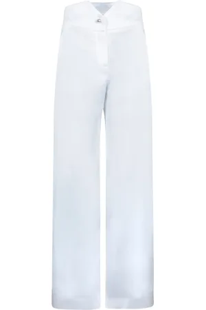 GENNY Femme, Pantalons, Blanc, Taille: 34 FR Pantalon blanc élégant pour femmes