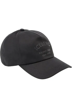Iceberg Homme, Accessoires, Noir, Taille: ONE Size Casquette de baseball noire Milano Italia