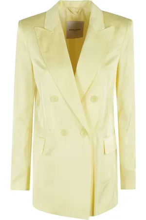 ERMANNO SCERVINO Femme, Vestes, Jaune, Taille: 34 FR Veste Jaune & Orange