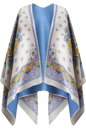 Etro Femme, Vestes, Multicolore, Taille: ONE Size Capes florales multicolores