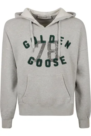 Golden Goose Homme, Sweatshirts et sweats à capuche, Gris, Taille: M Vintage Journey Unisex Sweat à capuche Sweater