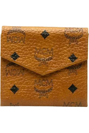 MCM Femme, Pre-owned, Brun, Taille: ONE Size Pre-owned Plastique petite-maroquinerie