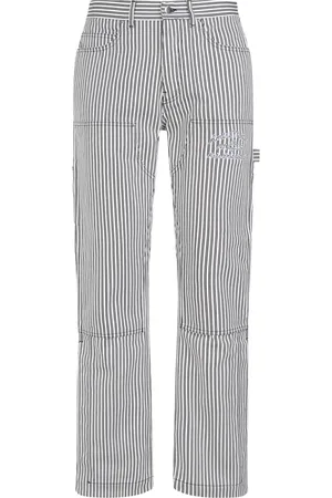 AMIRI Homme, Pantalons, Multicolore, Taille: M Pantalon en Coton Rayé Noir