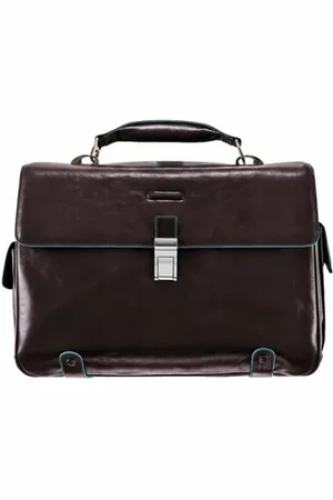 Piquadro Homme, Sacs, Brun, Taille: ONE Size Sac bandoulière Marron pour PC avec organiseur